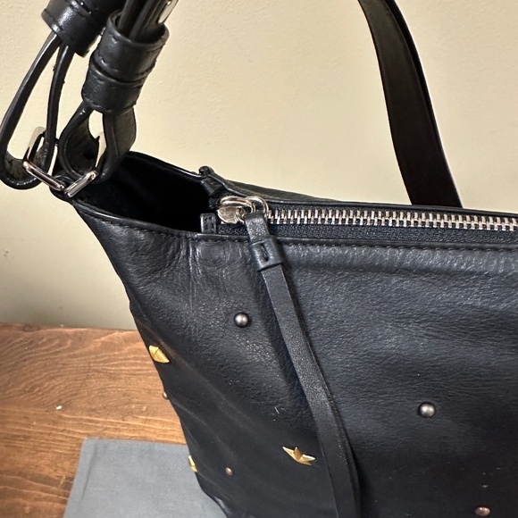 All Saints Mazzy Studded Leather Crossbody - Picture 4 of 10